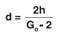 deflection required for linear uncoupled system