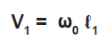 normal linear velocity of unit end due to rotation about CG