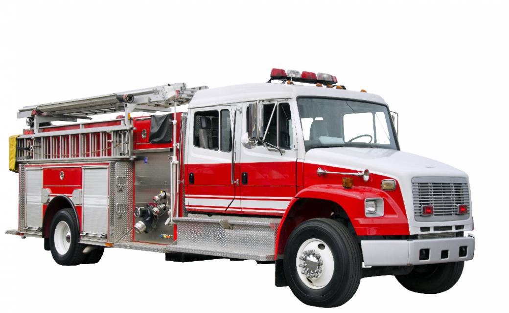 red fire truck