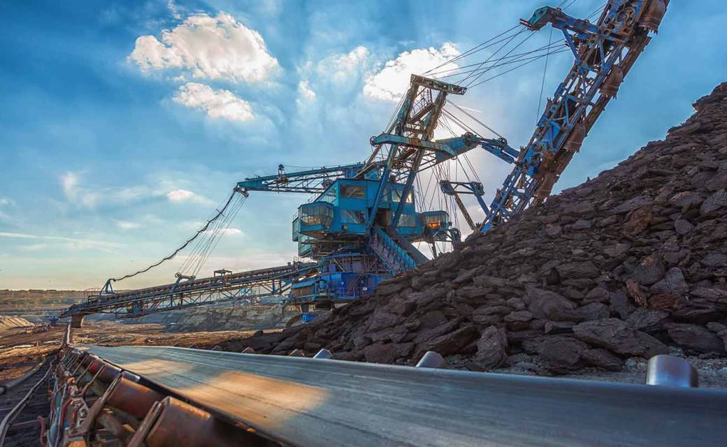 Mining rubber belt