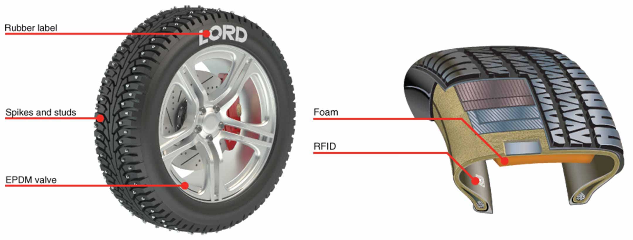 tire cross sections